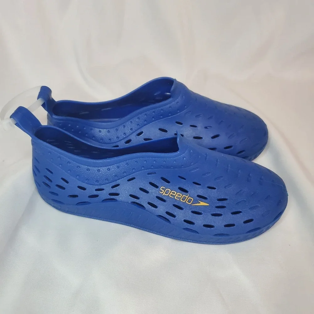 Speedo Swim Shoes Blue XL 11/12 Toddler‎ Jelly